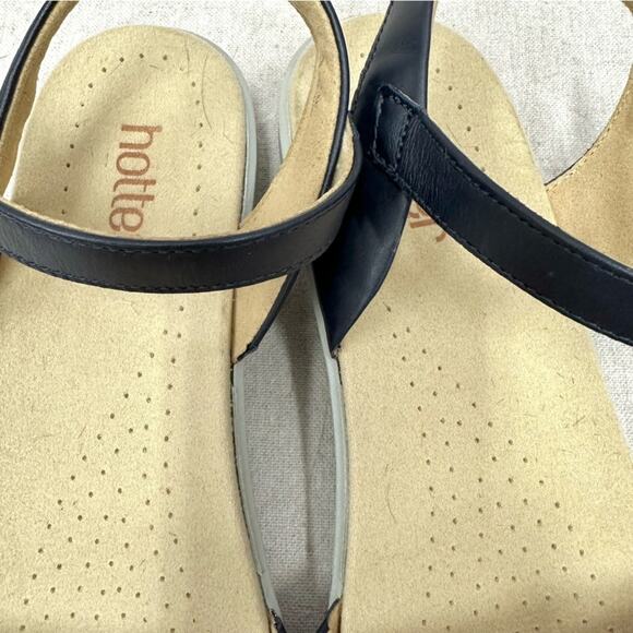 Hotter‎ Tropic navy classic two-part comfort sandal Euro Size 41.5 US Size 9.5 - Picture 5 of 12